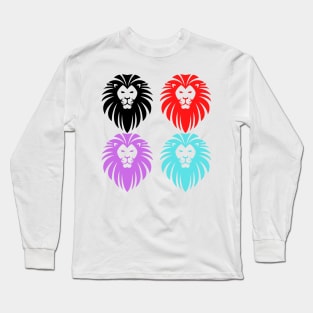 Four lion Long Sleeve T-Shirt